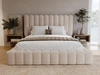 Polsterbett mit Bettkasten und Lattenrost 120x200 Rotto Beige