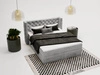 Boxspringbett mit Bettkasten 140x200 Lion Grau
