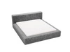 Polsterbett mit Bettkasten und Lattenrost 140x200 Enjoy Grau
