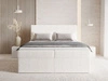 Boxspringbett mit Bettkasten 140X200 Brisa Creme