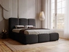 Polsterbett mit Bettkasten und Lattenrost 180x200 Bubble Schwarz