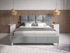 Polsterbett mit Lattenrost 140x200 Luxe Grau
