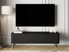 TV-Lowboard mit Türen 163 cm Latina Schwarz