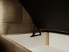 Boxspringbett mit Bettkasten 200x200 Bouclé-Stoff Alicante Braun