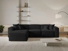 Ecksofa L-Form Links Arizona Schwarz