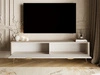 TV-Lowboard mit Türen 200 cm Latina Beige