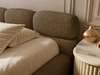 Polsterbett mit Bettkasten und Bettrost 200x200 Sweet Low Braun