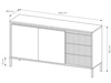 Kommode mit Türen und Schubladen 153 cm Sorano Beige