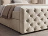 Boxspringbett mit Bettkasten 120x200 Montego Creme