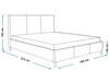 Polsterbett mit Lattenrost 180x200 Trio Schwarz