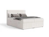Boxspringbett mit Bettkasten 200X200 Brisa Creme