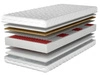 Taschenfederkernmatratze Multipocket mit Kokosfasermatte Lunaro 180x200