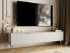 TV-Lowboard mit Türen 200 cm Latina Weiß