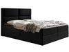 Boxspringbett mit Bettkasten 180x200 Hera Schwarz