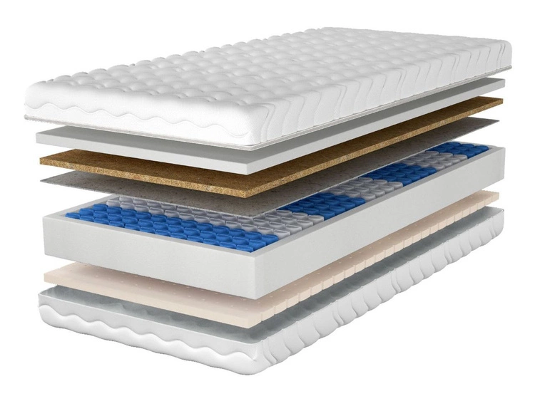 Taschenfederkernmatratze Pocket mit Latexschaum und Kokosmatte Avena 90x200
