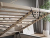Polsterbett mit Bettkasten und Lattenrost 140x200 Selva Dunkelblau