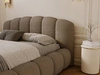 Polsterbett mit Stauraum und Lattenrost 180x200 Cloud Soft Braun