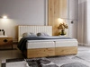 Boxspringbett mit Bettkasten 140x200 Forest Beige