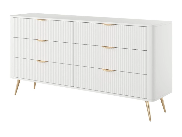 Wohnzimmer-Möbelset Latina Weiß