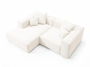 Ecksofa L Links Vellaro Creme