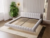 Polsterbett mit Lattenrost 180x200 Imagine Grau