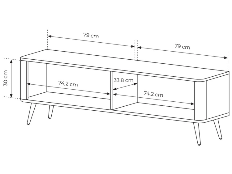 Wohnzimmer-Set Latina Weiß