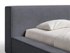 Polsterbett mit Bettkasten und Lattenrost 160x200 Mali Dunkelgrau