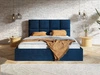 Polsterbett mit Bettkasten und Lattenrost 120x200 Malo Dunkelblau