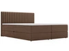 Boxspringbett mit Bettkasten 200x200 Marbella Braun