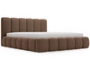 Polsterbett mit Bettkasten und Lattenrost 180x200 Cloud Braun