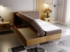 Boxspringbett mit Bettkasten 180x200 Forest Braun