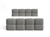 Boxspringbett mit Bettkasten 160x200 Rivon Grau