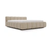 Polsterbett ohne Bettkasten mit Lattenrost 180x200 Cloud Low aus Bouclé-Stoff Dunkelbeige