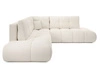 Ecksofa mit Schlaffunktion und Bettkasten Links Kair Beige