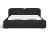Polsterbett mit Bettkasten und Lattenrost 180x200 Aubi Schwarz
