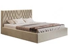 Polsterbett mit Bettkasten und Lattenrost 120x200 Andri Beige