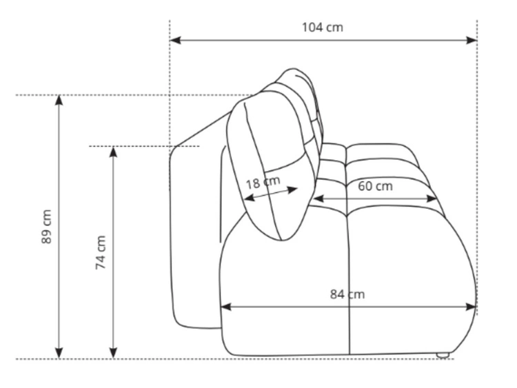 Schlafsofa mit Bettfunktion und Bettkasten Milet Grün