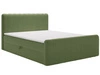 Boxspringbett mit Bettkasten 120x200 Osteno Grün