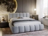 Polsterbett Ohne Bettkasten mit Lattenrost 120x200 Cloud Hellgrau