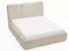 Polsterbett mit Bettkasten und Lattenrost 180x200 Bubble Beige