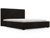 Polsterbett mit Bettkasten und Lattenrost 140x200 Malmo Braun