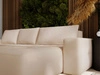 Ecksofa L-Form Rechts mit Schlaffunktion und Bettkasten Portland Beige