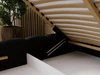 Polsterbett mit Stauraum und Lattenrost 120x200 Cloud Soft Schwarz