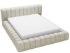 Polsterbett mit Bettkasten und Lattenrost 180x200 Italia Beige