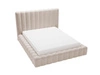 Polsterbett mit Bettkasten und Lattenrost 180x200 Rotto Beige