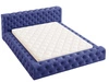 Polsterbett mit Bettkasten und Lattenrost 120x200 Palini Dunkelblau
