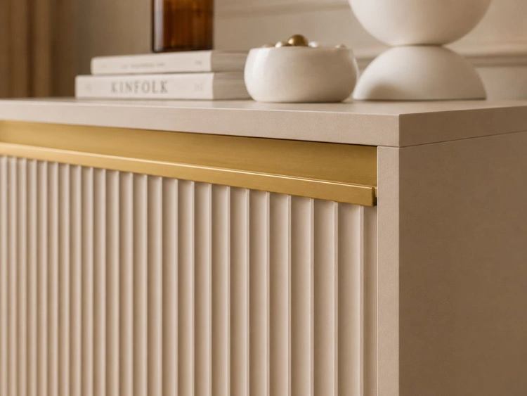 Nachttisch mit Schublade Roland Beige