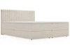 Boxspringbett mit Bettkasten 200x200 Marbella Beige