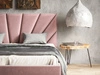 Polsterbett mit Lattenrost 140x200 Fuzi Rosa