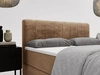 Boxspringbett mit Bettkasten 140x200 Forte Beige